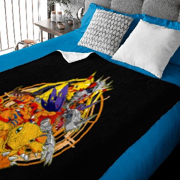 Discover Agumon Evolution - Digimon - Baby Blankets