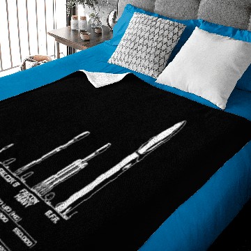 Discover Big F***ing Rocket (BFR) - SpaceX Baby Blankets