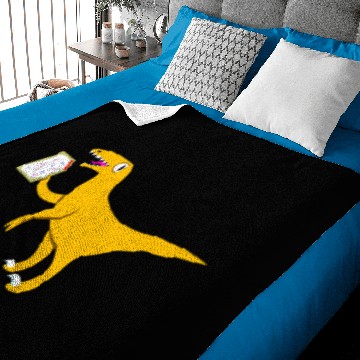 Discover Velociraptor Holding a Poptart [velociraptor] Baby Blankets