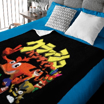 Discover クラッシュバンディクー - Crash Bandicoot - Baby Blankets
