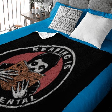 Discover 'READING IS FIENDEMENTAL" - Evil Dead - Baby Blankets
