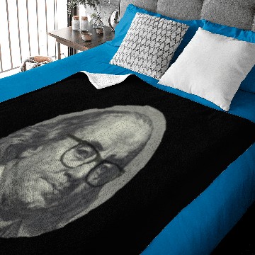 Discover Hipster Ben Franklin Baby Blankets
