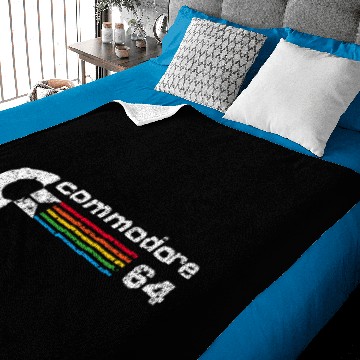 Discover Commodore 64 Retro Computer distressed - Commodore 64 - Baby Blankets