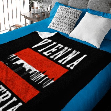 Discover Vienna Austria Baby Blankets