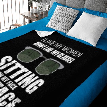 Discover sit on my face Baby Blankets