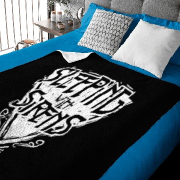 Discover Sleeping With Sirens White Diamond Logo skeleton T Baby Blankets
