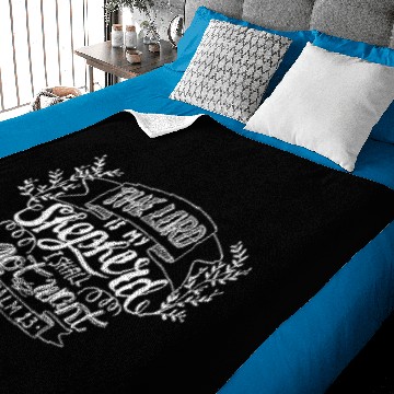 Discover The Lord Is My Shepherd Christian Religious God Baby Blankets