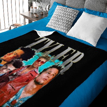 Discover TYLER DURDEN Baseball Tees | Tyler Durden Vintage Baseball Tees | Tyler Durden Retro Baseball Tees Baby Blankets