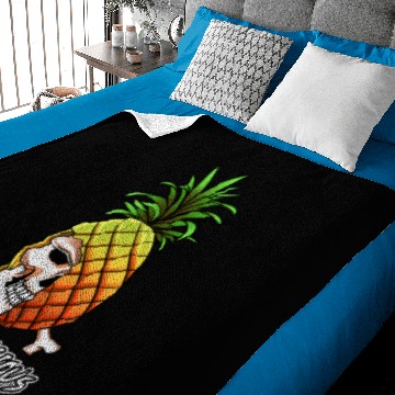 Discover Pineapple Skull Deadly Delicious - Cute Pineapple - Baby Blankets