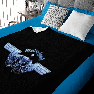 Discover Motorhead Unisex Baby Blankets: Tri-Skull