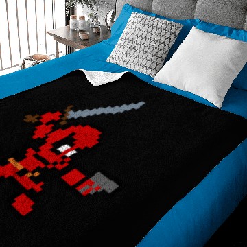 Discover 8 Bit Deadpool Baby Blankets