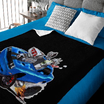 Discover Challenger HELLCAT blue - Challenger - Baby Blankets