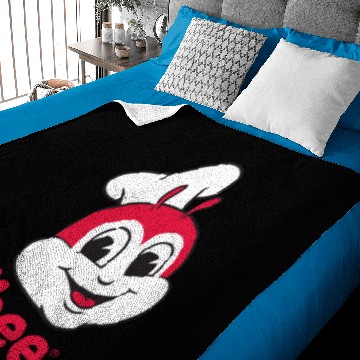 Discover Jollibee logo Baby Blankets
