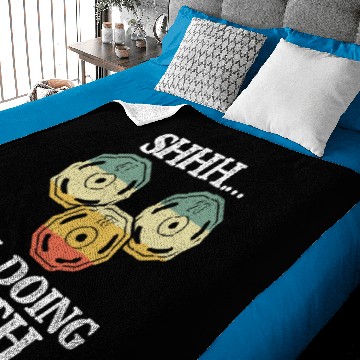 Discover Shhh I'm Doing Math Baby Blankets