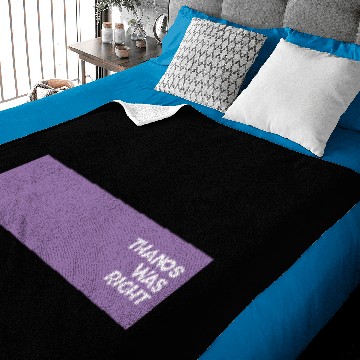 Discover Thanos Was Right Baby Blankets