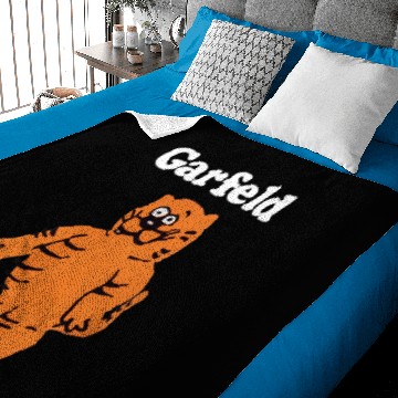 Discover Garfeld bootleg Garfield and Heathcliff cat Hawaiians Baby Blankets