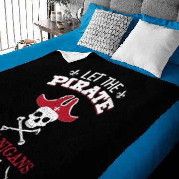 Discover Let The Pirate Shenanigans Begin Pullover Baby Blankets