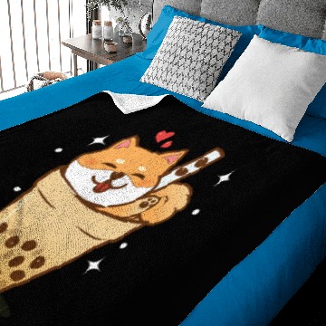 Discover Shiba Inu Baby Blankets