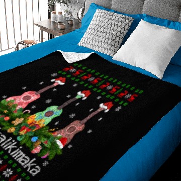 Discover Mele Kalikimaka Ukulele Guitar Baby Blankets