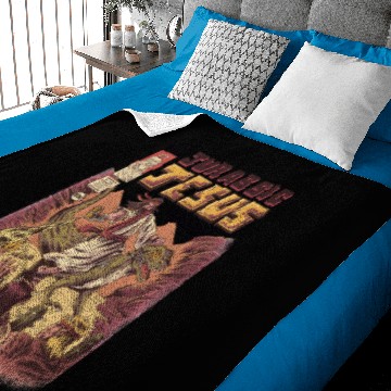Discover JURASSIC JESUS Baby Blankets