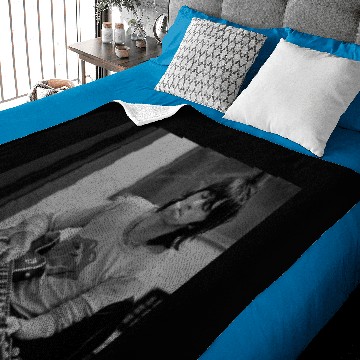 Discover Keith Richards Smoking Baseball Baby Blankets