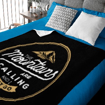 Discover The Mountains Are Calling And I Must Go Baby Blankets