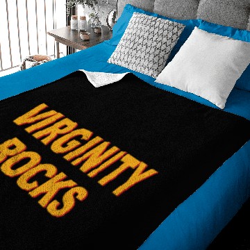 Discover Virginity Rocks Baby Blankets