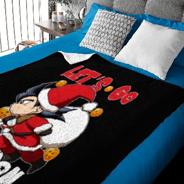 Discover Goku Santa Christmas Let's Go Brandon Baby Blankets