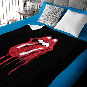 Discover Rolling Stones Drippin Tongue Black Pullover Baby Blankets