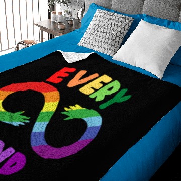 Discover Colorful Neurodiversity Baby Blankets