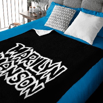 Discover Marilyn Manson Baby Blankets