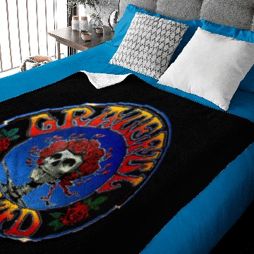 Discover Black The Grateful Dead Bertha Circle Official Baby Blankets Baby Blankets