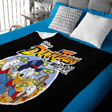 Discover Disney DuckTales Classic Uncle Scrooge Woo oo Baseball Tees Baby Blankets