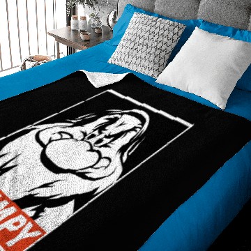 Discover Disney Snow White Grumpy Streetwear Poster Baseball Tees Baby Blankets