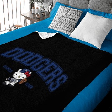 Discover Blue Dodger Kitty Baby Blankets