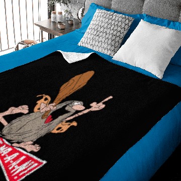 Discover Captain Caveman Baby Blankets