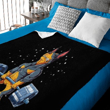 Discover Doberman Weightlifting Gym Baby Blankets