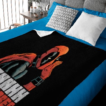 Discover Marvel Deadpool No One Cares Racerback Baby Blankets