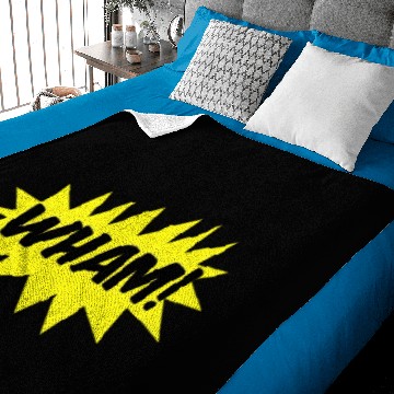 Discover wham! with starburst comic hero Baby Blankets
