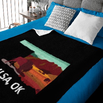Discover Tulsa Oklahoma Baby Blankets