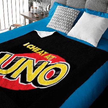 Discover I CHEAT AT UNO Baby Blankets