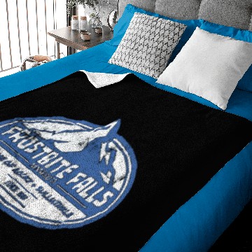 Discover Frostbite Falls, distressed - Rocky And Bullwinkle - Baby Blankets