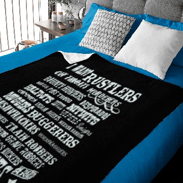 Discover Blazing Saddles Wanted Baby Blankets