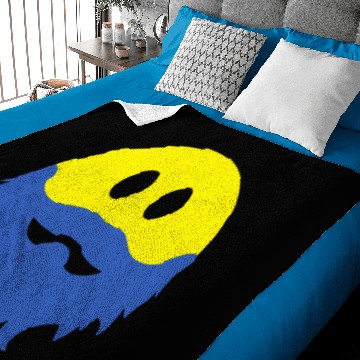 Discover Bearded Smiley Face Baby Blankets