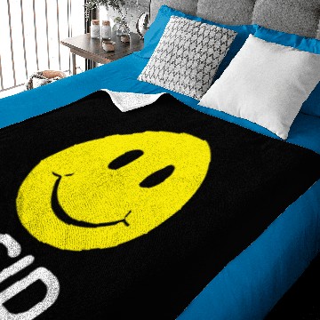 Discover ACID HOUSE SMILEY FACE 90_s Rave Club Hardcore Party Baby Blankets