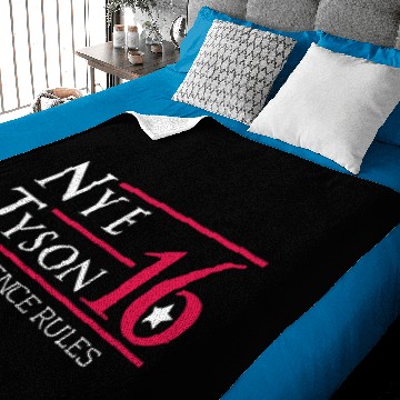 Discover Nye Tyson _16 Science Rules Baby Blankets