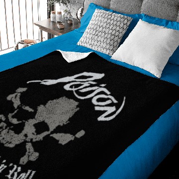 Discover Poison Hardcore Rock n Roll Baby Blankets