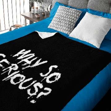 Discover Why So Serious Baby Blankets