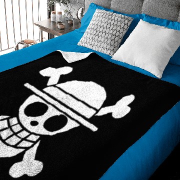 Discover Onepiece  Straw Hat Crew Flag Luffy Pirates anime Baby Blankets