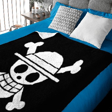 Discover Straw Hat Crew Flag Luffy Pirates Baby Blankets